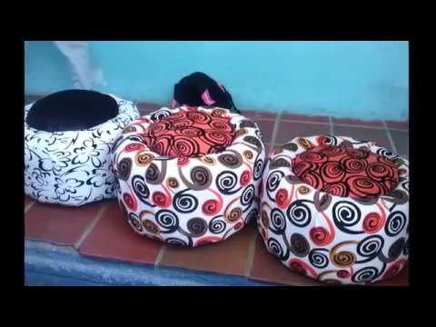 Puff con neumáticos de coche