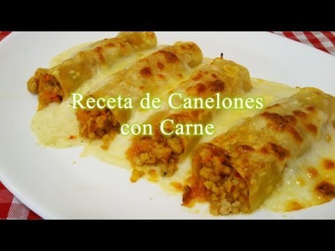Canelones con Carne