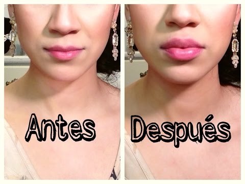 Labios carnosos sin maquillaje ni cirugía