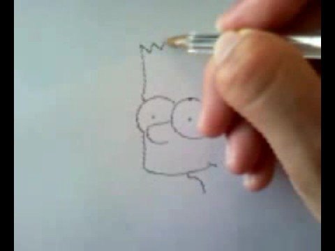 Aprende a dibujar a Bart Simpson en 30 seg