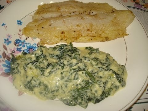 Espinacas a la Crema