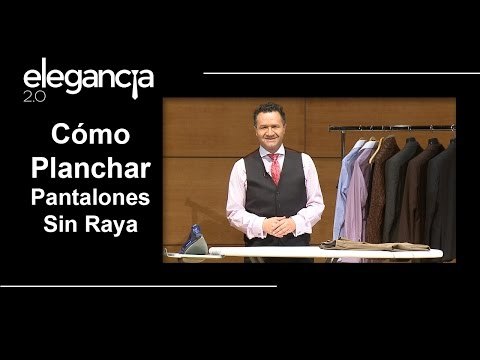 Planchar pantalones sin raya
