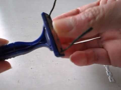 Reutilizar una cuchilla de afeitar