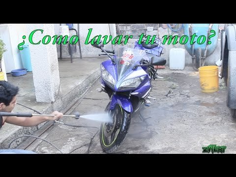 Lavar una moto correctamente