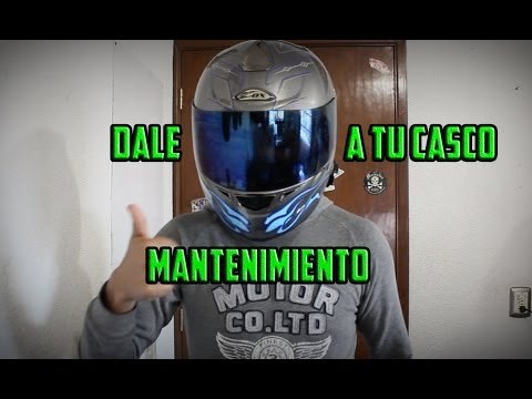 Mantenimiento a un casco de moto