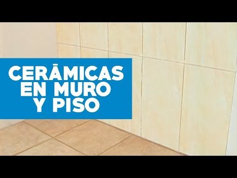 Instalar ceramicas en muro y piso