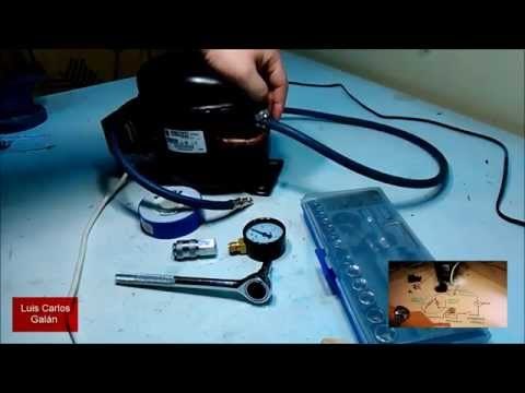 Probar el funcionamiento del motor de refrigerador