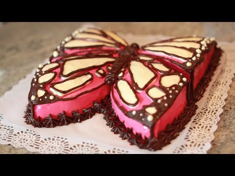 Tarta de Cumpleaños - Mariposa