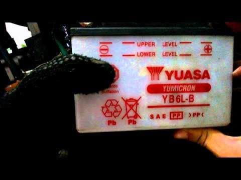 Como hacer manteniomiento a la beteria de una moto