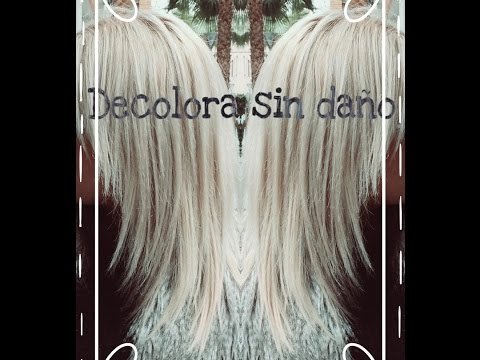 Decolora el cabello a platino sin dañarlo