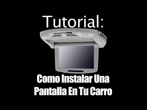 Instalar una pantalla en el coche