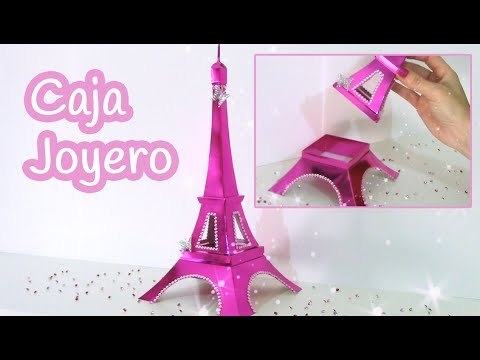 Manualidades - joyero Torre Eiffel 