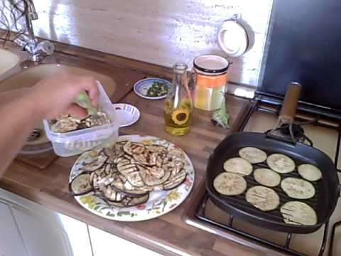 Receta Italiana de Antipasto de Berenjenas