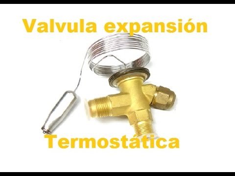 Como regular válvula expansión
