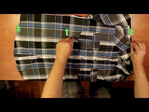 Como doblar una cámisa rápidamente