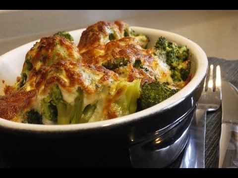 Receta de brócoli gratinado