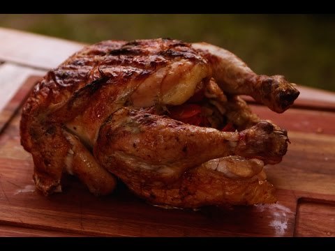 Pollo Relleno a la Parrilla