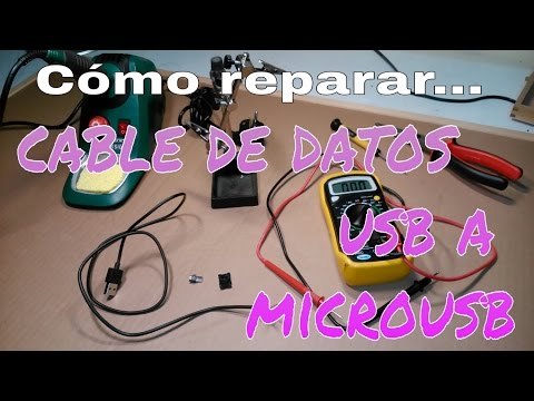 Aprende a reparar un cable de datos USB