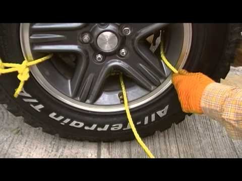 Truco para cuando no tienes cadenas de nieve