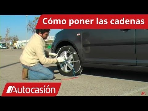 Colocar las cadenas para la nieve