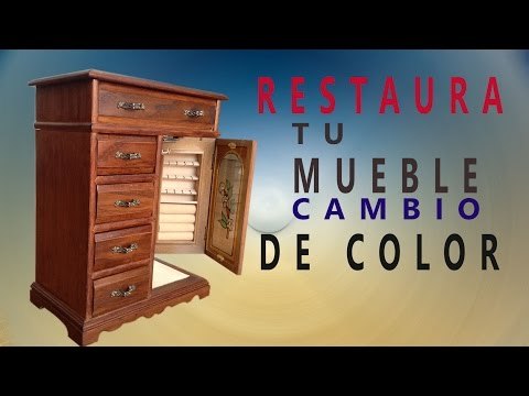 Restaurar un mueble de madera