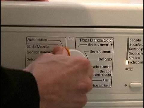 Secadora - Cómo utilizarla