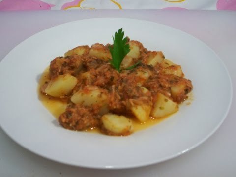 Atún con papas