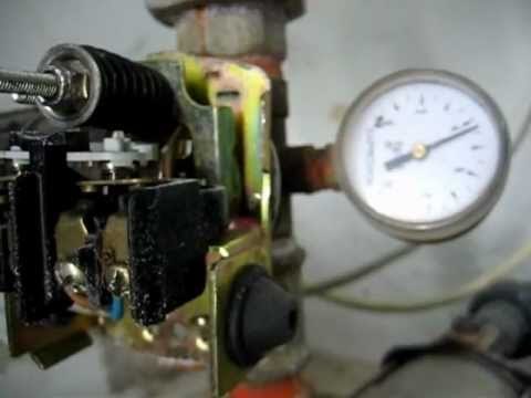 Regulación de presión, Mínima y Máxima en tanque hidroneumático, 