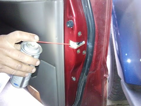 Mantenimiento de bisagras de vehículo