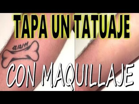 Tapar tatuaje con maquillaje