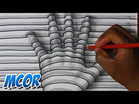 Dibujar una mano en 3D