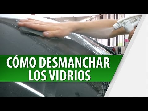  Desmanchar los vidrios del coche