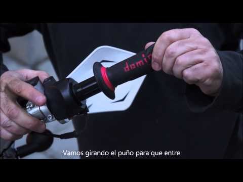 Cambiar los puños de moto