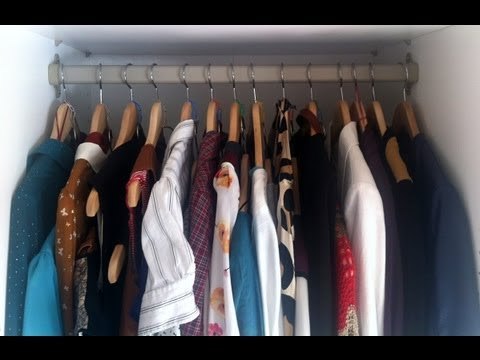 Idea para aprovechar espacio en el armario