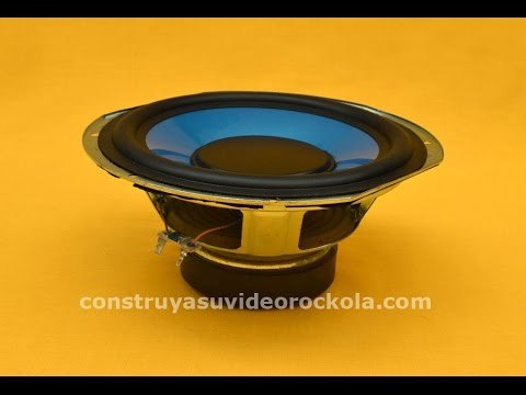 Reparación de un parlante de 8"