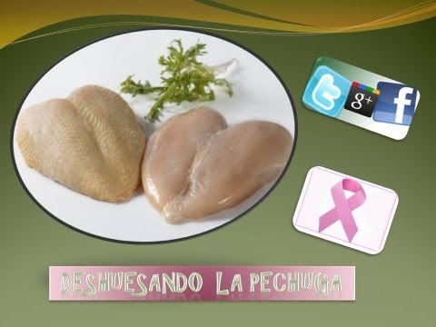Deshuesar pechuga de pollo