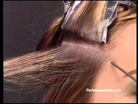 Mechas con papel aluminio