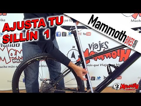 Altura del sillín de bicicleta