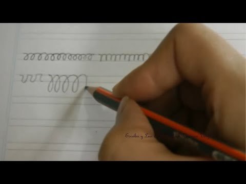 Caligrafía: Ejercicios para agilizar la mano