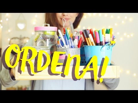 Ideas fáciles para ortganizar tu cuarto