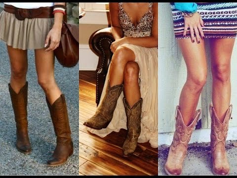 Outfits con botas vaqueras