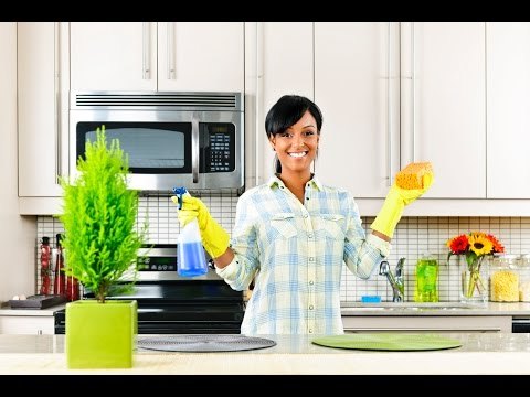 Pasos para limpiar una cocina