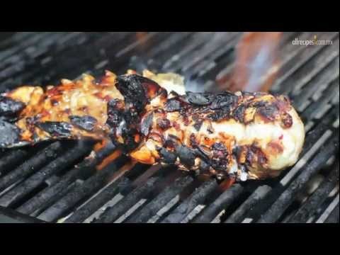 Cola de langosta a la parrilla