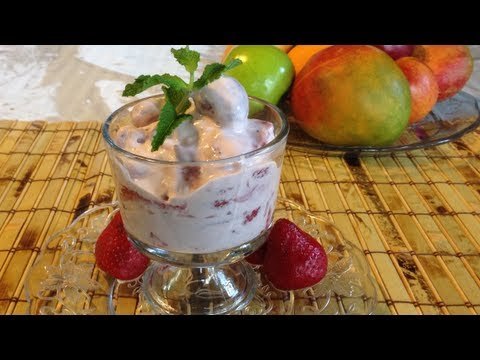 Deliciosa receta de fresas con crema 