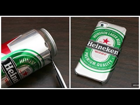 Cómo hacer un case de tu cerveza favorita usando la lata