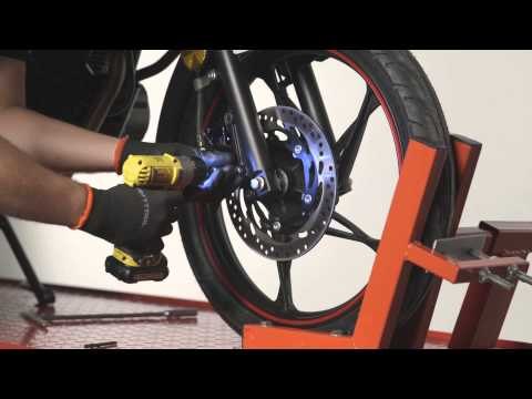 Cambio de pastillas de freno de moto