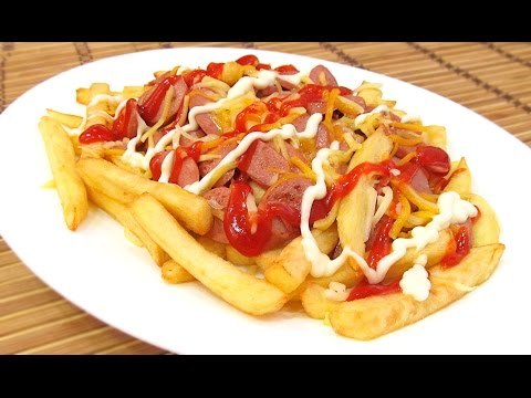 Receta de Salchipapas