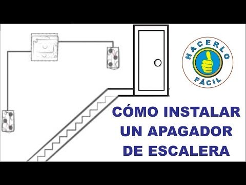 Instalar un apagador de escalera
