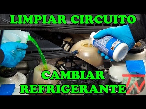 Limpiar circuito radiador y cambiar liquido refrigerante