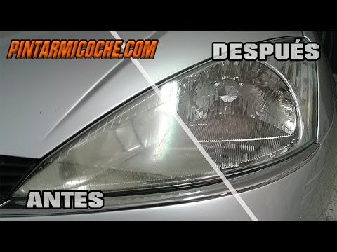 Como pulir faros de coche